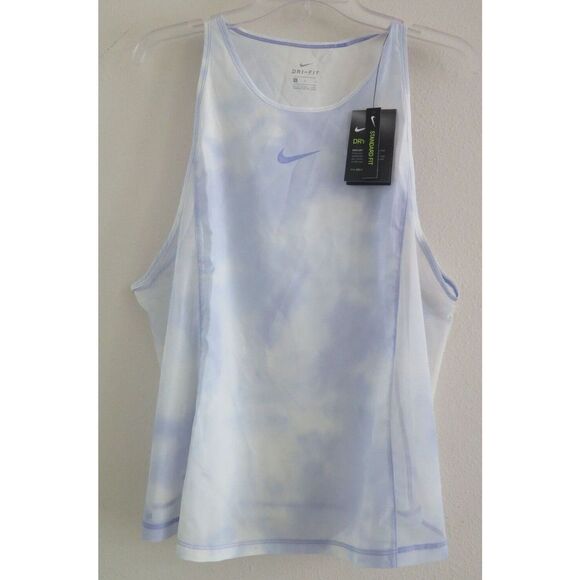Nike CZ9616 569 Women's Sz L Light Thistle Purple Icon Clash City Sleek Tank Top - Picture 1 of 6